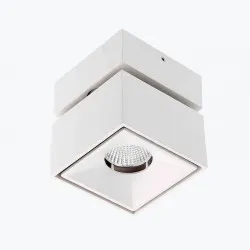 Corp de iluminat LED patrat alb BIANCO CCT 8W 680lm RA>80 IP20 2700/3300/4000K LD-BNCC8WKB-NB