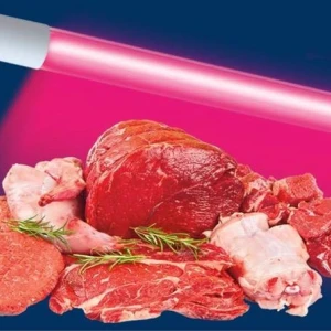 Tub LED OSRAM pentru carne T8 11.6W 1100Lm 1200mm G13 3300К 230V ST8 FOOD-1.2M