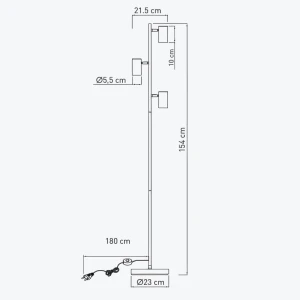 Torser VENETO IP20 max.20W 3xGU10 alb LP-VEN20WO-00