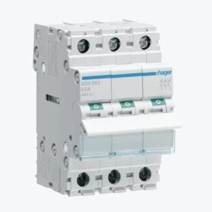 Separator de sarcină Hager 3P 63A 3M SBN363