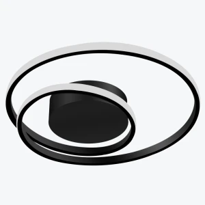 Светодиодная люстра 60W 4500Lm 3000K/4000K/6000K черная PL-21870B