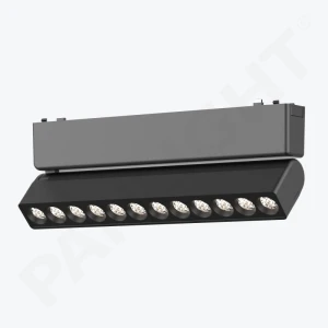 Светильник Linear поворотный на магнитную шину черный 12Вт,4000K,DC48V,230MM PANLIGHT ULTRA SLIM PL-12MTC-BK