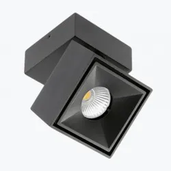 Corp de iluminat LED patrat negru BIANCO CCT 8W 680lm RA>80 IP20 2700/3300/4000K LD-BNCC8WKC-NB