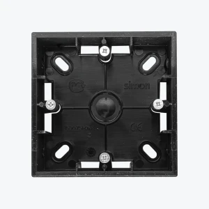 Cutie pentru montaj aparent 1 post negru mat TPN1/149 SIMON 55