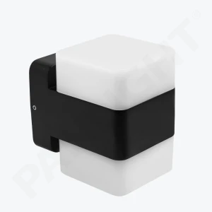 Фасадный светильник 12 W 3000K двухст. черный IP54 110x80x116mm PL-25182SE