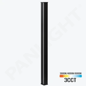 Настенный светильник 12 W 3CCT, бра линейное 60см в черном корпусе IP20 LED 600x36x30mm PL-25060B