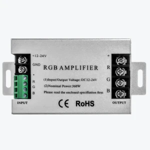 Усилитель мощности для ленты RGB DC 5-24V 30A