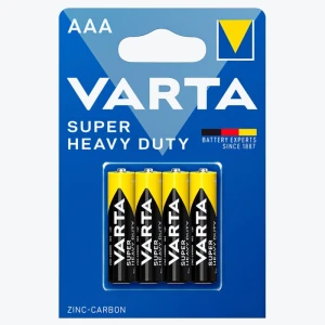 Батарейки VARTA MICRO SUPERLIFE AAA Zinc Carbon 4 шт.