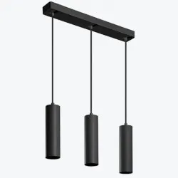 Corp de iluminat aluminiu TRESOS 3X GU10 max.3X20W IP20 negru OS-TRES320W-00