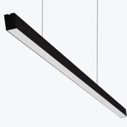 Corp de Iluminat LED Liniar 5075 negru 80W/2000mm 4000K