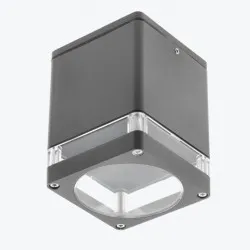 Потолочный светильник алюминий уличный RIVEN 102X120mm IP54 max.35W квадратный черный OS-RIV102KWG-30