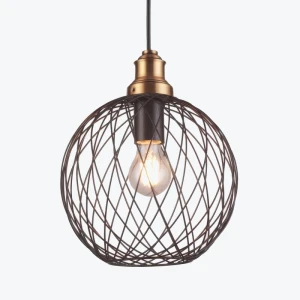 Светильник подвесной VIELA1 6972 1*E27 IP20 D25cm черный OS-VIEL1-10-DEC