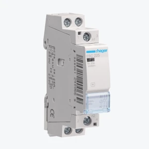Contactor modular Hager 25A 2ND 230V AC1/AC7a 1M ESC225