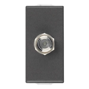 Priză TV tip F 1 Modul carbon matt Vimar Neve 09318.CM