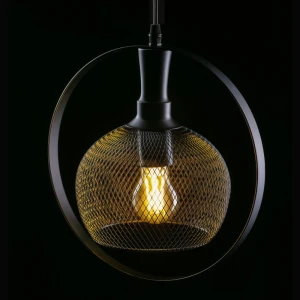 Светильник подвесной XALIS1 7214 1*E27 IP20 D30cm черный OS-XAL1-10-DEC-thumb-3