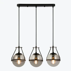 Светильник подвесной DROP3,7134 3*E27, max 25W 68cm черный OS-DRO3-10-DEC