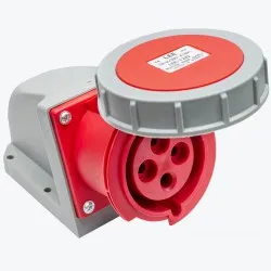 Розетка стационарная 1242 3P+PE 32A 4P 380В IP67
