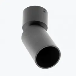 Corp de iluminat aluminiu FARGO max.20W 70x160mm IP20 rotund negru OS-FRG20W-00