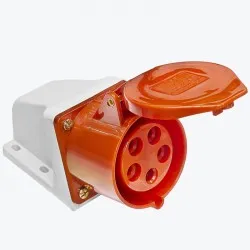 Priza fixa 125 3Р+РЕ+N 32A 5P 380V IP44