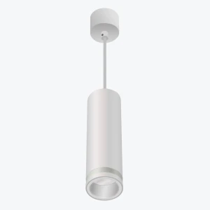 Подвесной точечный светильник GU10 круглый белый 56x200mm PL-23025W