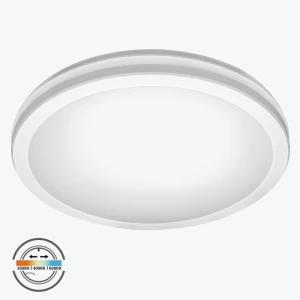 Плафон потолочный LED 50W 3CCT PL-CL50H9Y3CCT-WH 230V IP65 белый 400x55 PANLIGHT