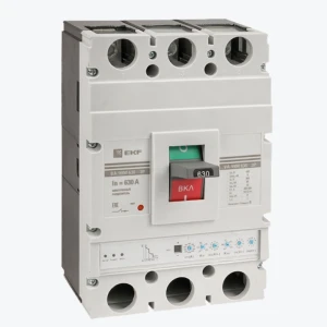 Выключатель автоматический с микропроцессором BA-99M 630/630А 3P 65kA EKF PROxima