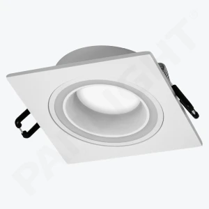 Встраиваемый спот GU10/GU5,3 квадрат белый 92x92x25mm IP20 PL-23244W