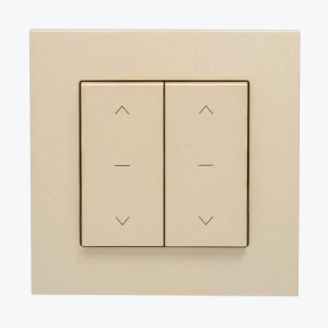 Întrerupător Simon 55 2cl jaluzele champagne mat IP20 10А 250V TZP2.01/144