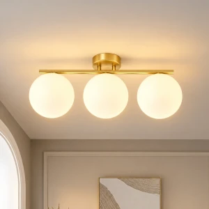 Lustră suspendată 3xE27 auriu, IP20 230V PD23033-3