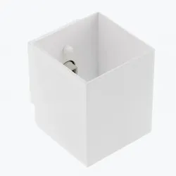 Corp de iluminare pe perete CAMPIONE max.40W G9 IP20 patrat alb OS-CAM40WG9KW-10