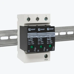 Разрядник OPV-C/3P In 20kA 440V Ekf OPV-C3