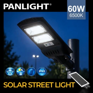 Corp Stradal Solar LED cu Senzor 60W 6500K IP65 5000mAh PL-SLS-B60-CW PANLIGHT