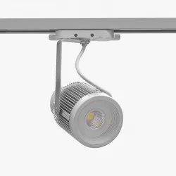 Proiector track cu LED pe sina 2 fire argintiu PL-TK20BP 20W 4100K