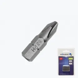 Биты PH2, 25 мм, сталь S2, 5 шт. HT1S302 HOEGERT