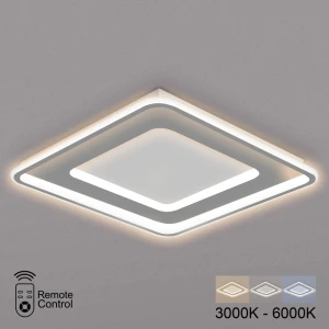 Светодиодная люстра 130W 9750Lm 3000K/4000K/6000K белая PL-21853W
