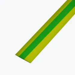 Термоусаживаемая трубка ТУТ нг 10/5 жел-зел рулон tut-10-yg EKF PROxima