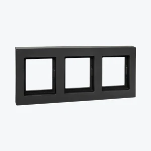 Рамка 3-местная черная IP44 Epica UP1-FPB-03-44