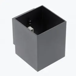 Corp de iluminare pe perete CAMPIONE max.40W G9 IP20 patrat negru OS-CAM40WG9KW-00