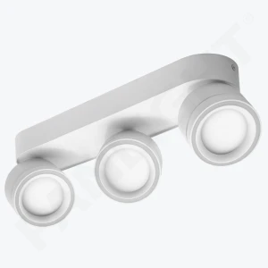 Накладной поворотный спот 3*GX53 белый IP20 настенно-потолоч. 355x85x40mm PL-246133W