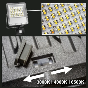 Прожектор LED с датчиком движения PL-FLS50W-3CCT 50W IP65 100lm/W CCT 3000K/4000K/6500K PANLIGHT-thumb-3