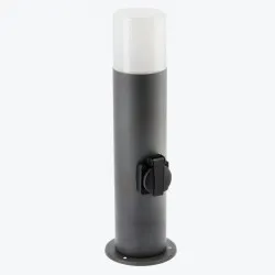 Lampa de gradina cu priza CORTA-P 40 max.25W E27 IP44  SCHUKO grafit OS-CORP40G-30