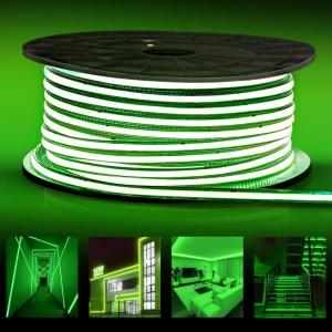 LED Лента COB 220В 50m зеленая 10W/m 296led/m IP67 PL-COB296-G-220 PANLIGHT