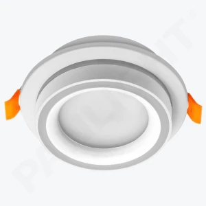 Светильник GX53 белый круглый встр. 105x40mm IP20 PL-24434W