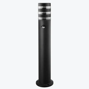 Садово-парковый светильник с датчиком движения E27 max.10W 90x500mm IP44 черный PL-153550S PANLIGHT