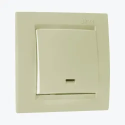 Intrerupator unitar cu indicator LED ivoar 1591104-031 SIMON 15