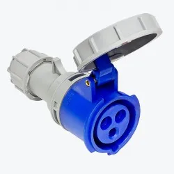 Розетка переносная 2132 2P+PE 16A 3P 220В IP67
