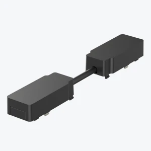 Коннектор питания гибкий I прямой на магнитную шину черный PANLIGHT ULTRA SLIM PL-TL-TI