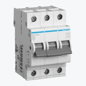 Întreruptor automat Hager 3P 32A 6kA B 3M MB332A
