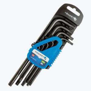 Set chei hexagonale extinse L, TORX, T10-T50, 9 buc. HT1W816 HOEGERT