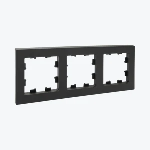 Рамка 3-местная черная Epica UP1-FPB-03